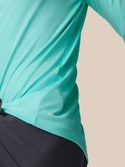 Castore Blue 1/4 Zip Long Sleeve Top - Image 5 of 6