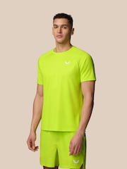 Castore Green AOP Short Sleeve T-Shirt - Image 1 of 11