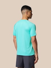 Castore Blue AOP Short Sleeve T-Shirt - Image 2 of 11