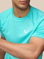 Castore Blue AOP Short Sleeve T-Shirt - Image 6 of 11