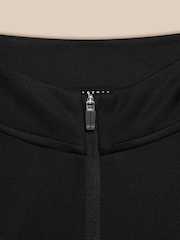 Castore Black 1/4 Zip Long Sleeve Top - Image 9 of 12