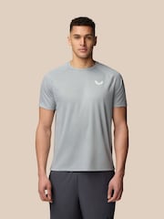 Castore Grey AOP Short Sleeve T-Shirt - Image 1 of 11