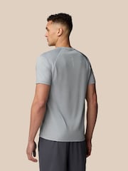 Castore Grey AOP Short Sleeve T-Shirt - Image 2 of 11