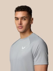 Castore Grey AOP Short Sleeve T-Shirt - Image 3 of 11