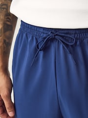 adidas Blue Essentials 3-Stripes Stanford Open Hem Joggers - Image 5 of 7