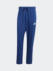 adidas Blue Essentials 3-Stripes Stanford Open Hem Joggers - Image 7 of 7