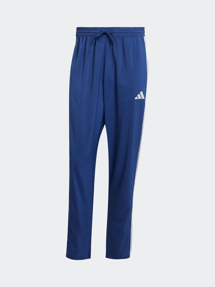 adidas Blue Essentials 3-Stripes Stanford Open Hem Joggers - Image 7 of 7
