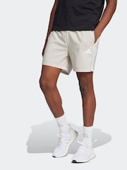 adidas White Essentials 3-Stripes Chelsea Shorts - Image 1 of 6