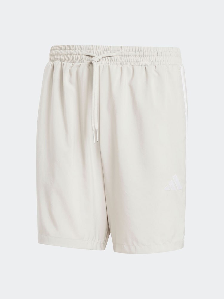 adidas White Essentials 3-Stripes Chelsea Shorts - Image 6 of 6