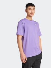 adidas Purple Earth Day Graphic 100% Cotton T-Shirt - Image 3 of 6