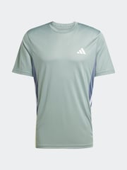 Blau - adidas Train Essentials saisonales T-Shirt mit Colourblock-Design - Bild 6 von 6