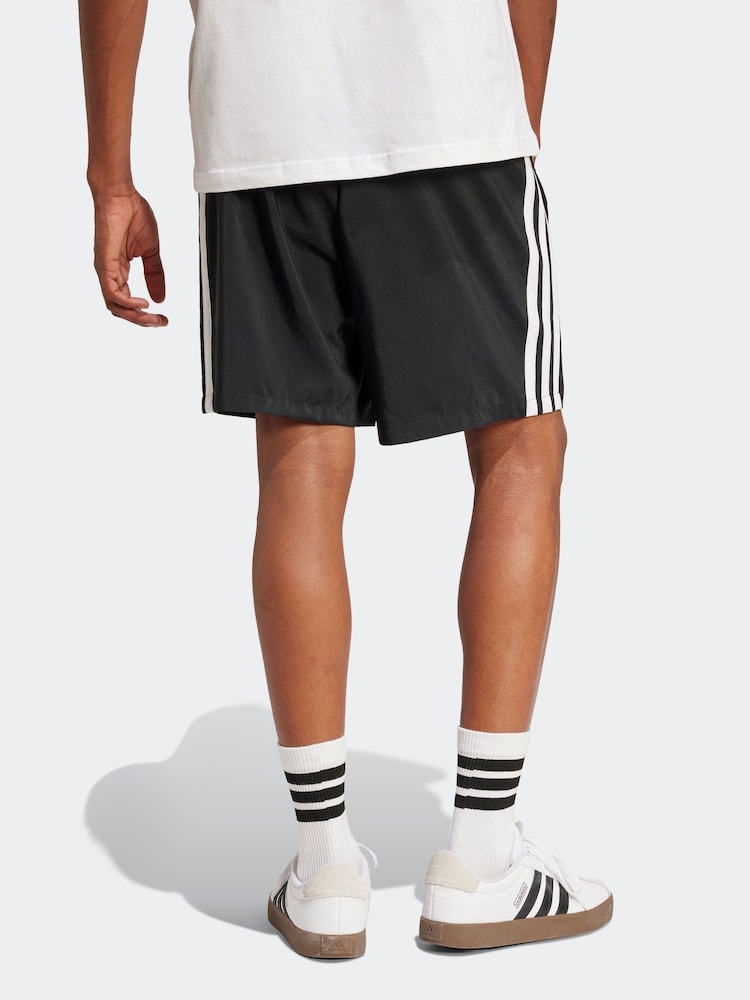 adidas Black Essentials 3-Stripes Chelsea Shorts - Image 2 of 6