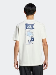 Alb - adidas Earth Day Graphic 100% Cotton T-Shirt - Image 2 of 6