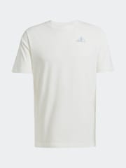 Alb - adidas Earth Day Graphic 100% Cotton T-Shirt - Image 6 of 6