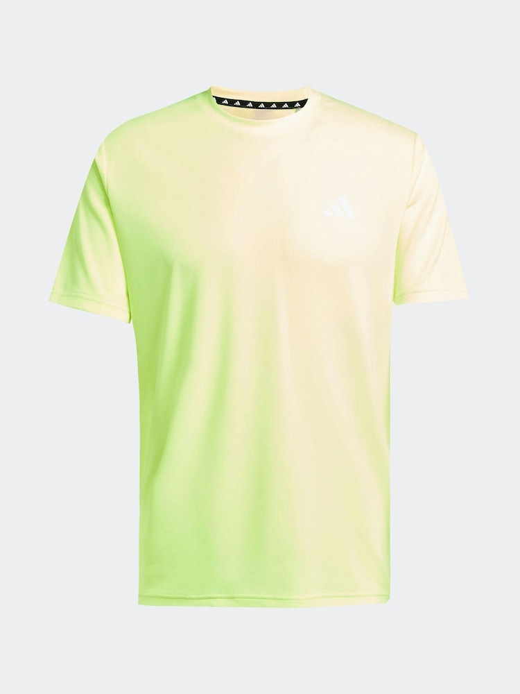 adidas Lemon Yellow Train Essentials Training T-Shirt - Image 6 of 6