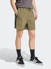 adidas Green Essentials 3-Stripes Chelsea Shorts - Image 3 of 6