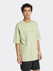 adidas Green Codes Doodle Camp 100% Cotton Graphic T-Shirt - Image 3 of 7