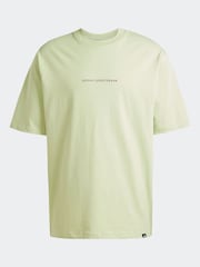 adidas Green Codes Doodle Camp 100% Cotton Graphic T-Shirt - Image 7 of 7