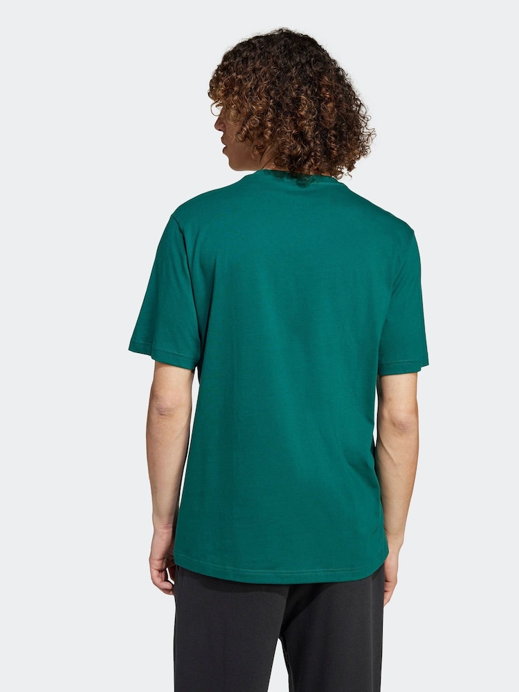adidas Green Earth Day Graphic Print 100% Cotton T-Shirt - Image 2 of 6 adidas Green Earth Day Graphic Print 100% Cotton T-Shirt - Image 2 of 6