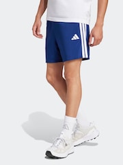 adidas Navy/White Essentials 3-Stripes Chelsea Shorts - Image 1 of 6