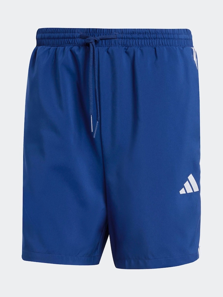 adidas Navy/White Essentials 3-Stripes Chelsea Shorts - Image 6 of 6