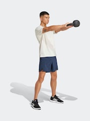 Синий - adidas Designed For Training Workout Shorts - Image 3 of 6