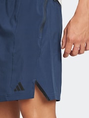 Синий - adidas Designed For Training Workout Shorts - Image 5 of 6