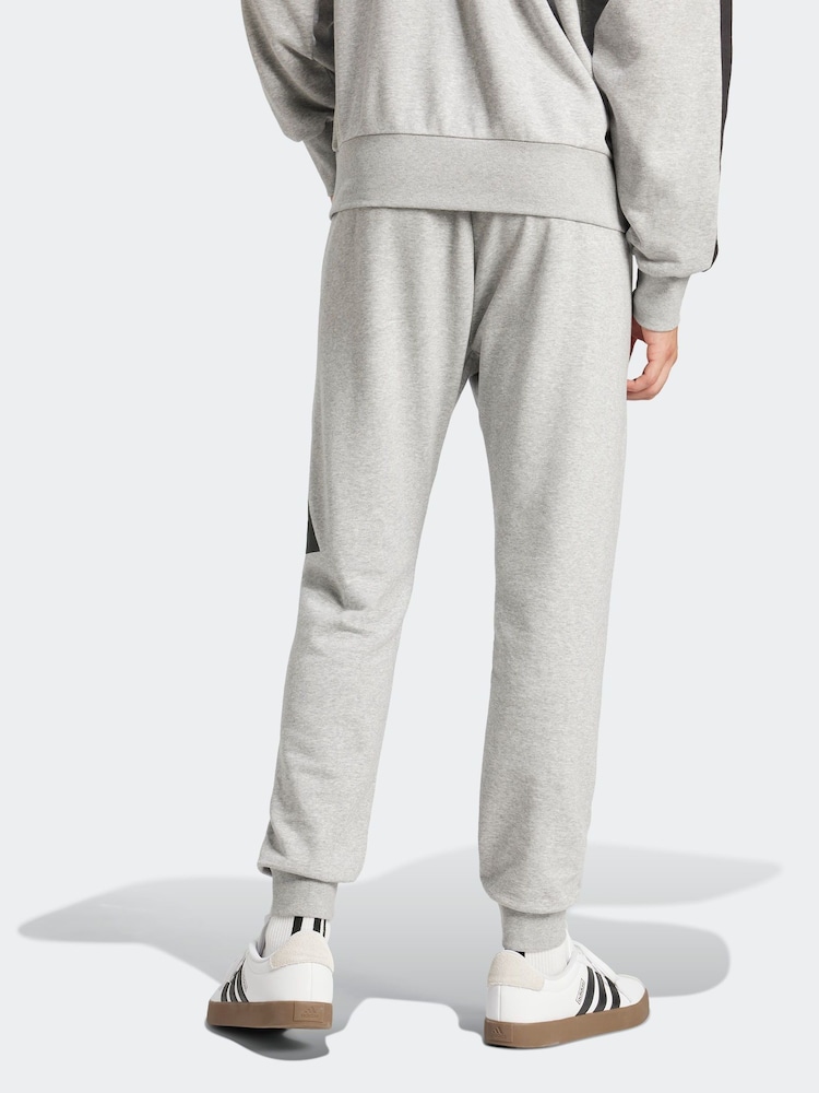 adidas Grey Essentials Big Logo French Terry Joggers - Image 2 of 6