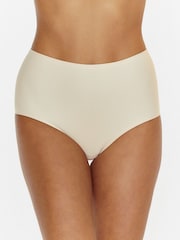 Boux Avenue Nude High Waist 100% Cotton Briefs 5 Pack - Image 2 of 3