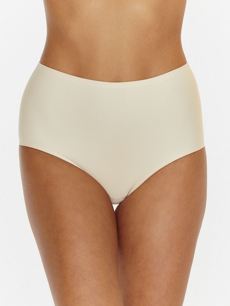 Boux Avenue Nude High Waist 100% Cotton Briefs 5 Pack - Image 2 of 3