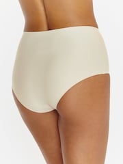 Boux Avenue Nude High Waist 100% Cotton Briefs 5 Pack - Image 3 of 3