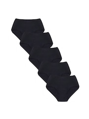 Boux Avenue Kaylee Black Microfibre Shorts - Image 1 of 3