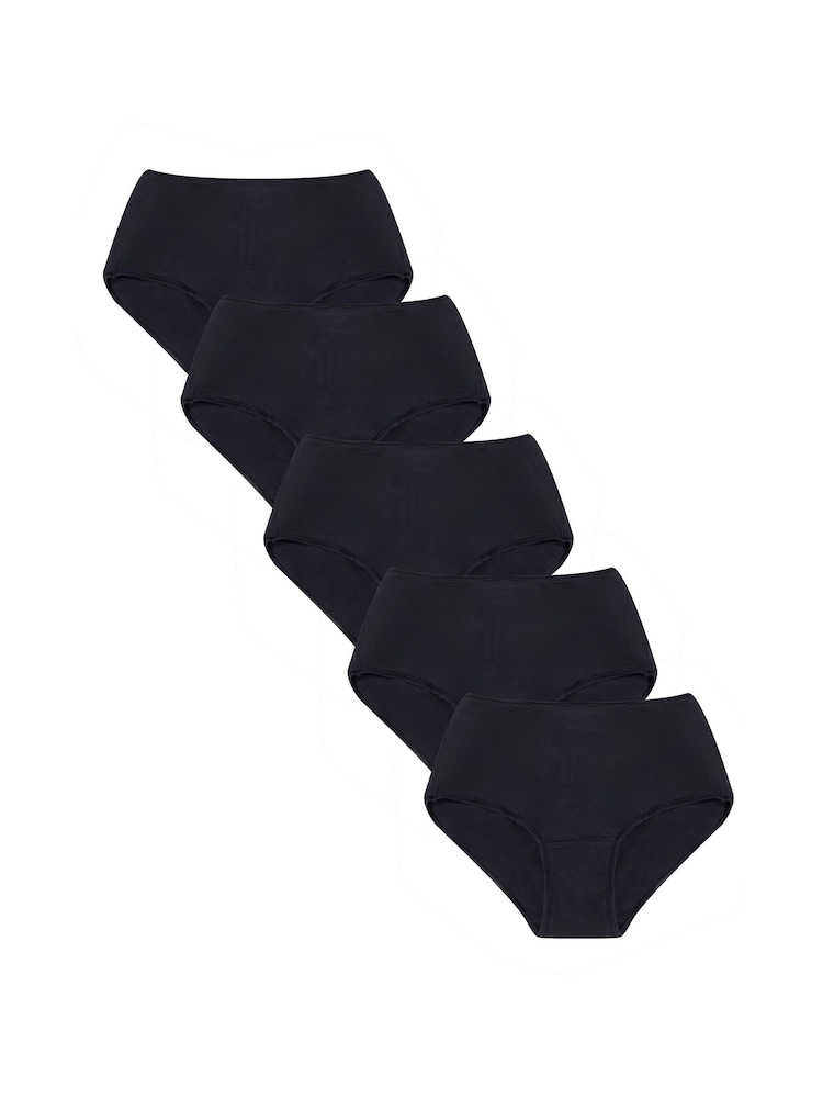 Boux Avenue Kaylee Black Microfibre Shorts - Image 1 of 3 Boux Avenue Kaylee Black Microfibre Shorts - Image 1 of 3