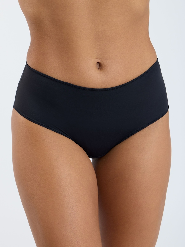 Boux Avenue Kaylee Black Microfibre Shorts - Image 2 of 3