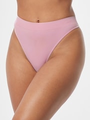 Boux Avenue High Leg Seamfree Black Bra 5 Pack - Image 4 of 8