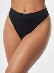 Boux Avenue High Leg Seamfree Black Bra 5 Pack - Image 6 of 8