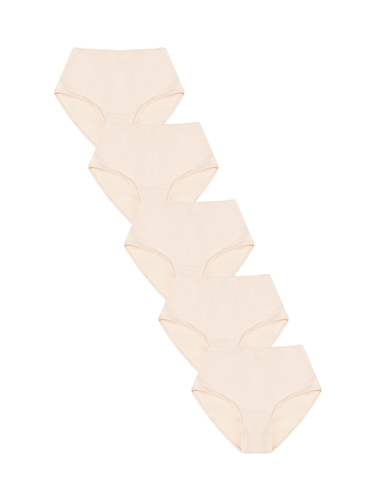 Boux Avenue Nude Kaylee Ultra Light Shorts 5 Pack - Image 1 of 3