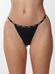 Boux Avenue – Lucie – G-String aus Mikrofaser, Schwarz, 5er-Pack - Bild 2 von 5