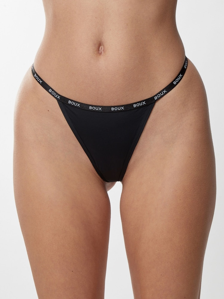 Boux Avenue – Lucie – G-String aus Mikrofaser, Schwarz, 5er-Pack - Bild 2 von 5