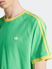 adidas Originals Green Monogram Cali 100% Cotton T-Shirt - Image 5 of 5