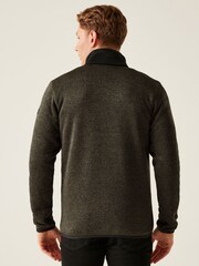 Regatta Green Mens Branleigh Marl Knit-Effect Full Zip Fleece - Image 2 of 7