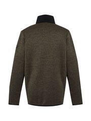 Regatta Green Mens Branleigh Marl Knit-Effect Full Zip Fleece - Image 6 of 7