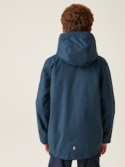 Regatta Blue Kids Ezdale Waterproof Jacket - Image 2 of 8
