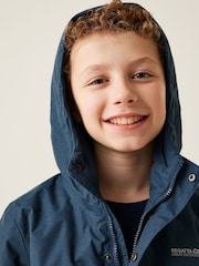 Regatta Blue Kids Ezdale Waterproof Jacket - Image 5 of 8