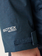 Regatta Blue Kids Ezdale Waterproof Jacket - Image 6 of 8