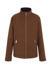 Regatta Brown Mens Garrian II Full Zip Fleece - Image 5 of 6