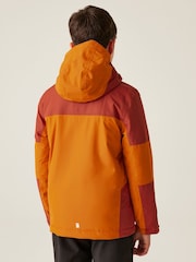 Regatta Orange Kids Beamz IV Waterproof Jacket - Image 2 of 6
