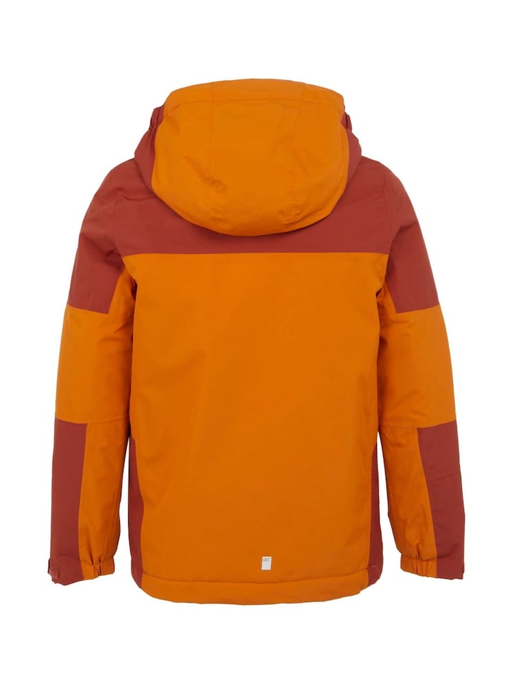 Regatta Orange Kids Beamz IV Waterproof Jacket - Image 6 of 6