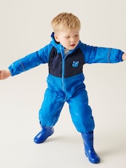 Regatta Blue Kids Mudplay III Waterproof Puddlesuit - Image 2 of 6