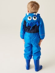 Regatta Blue Kids Mudplay III Waterproof Puddlesuit - Image 3 of 6